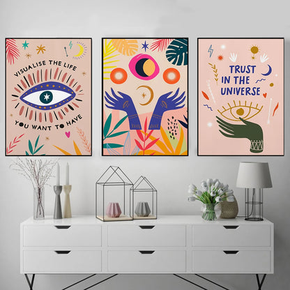 Motivational Universe Art Print