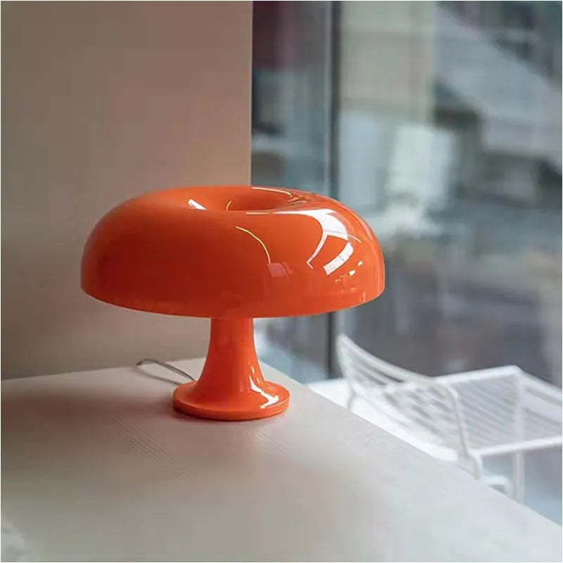 Orange Mushroom Table Lamp