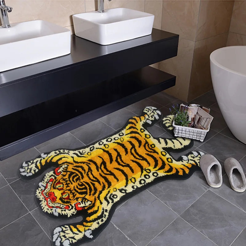 Fluffy Tiger Rug