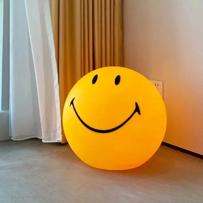 Smilin' Face Neon Ball Light