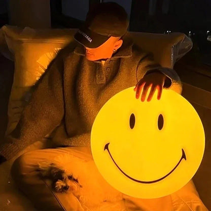 Smilin' Face Neon Ball Light