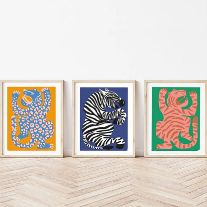 Abstract Jungle Art Prints