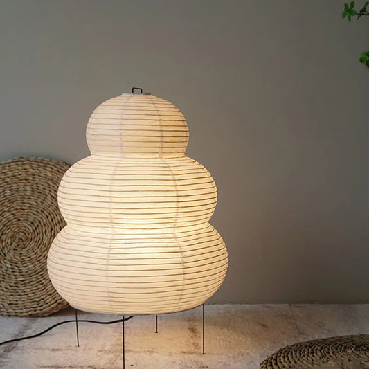 Yuzu Japanese Paper Tri Lamp