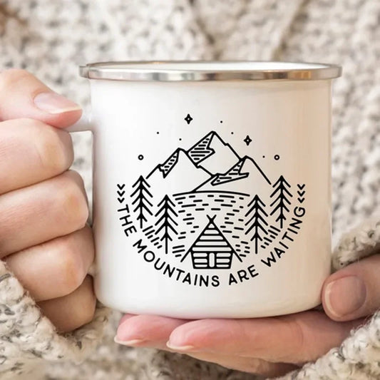 Minimal Ceramic Adventure Mug