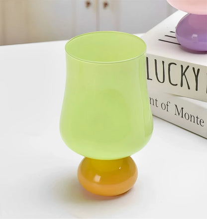 Handmade Pastel Macaron Drinking Glasses